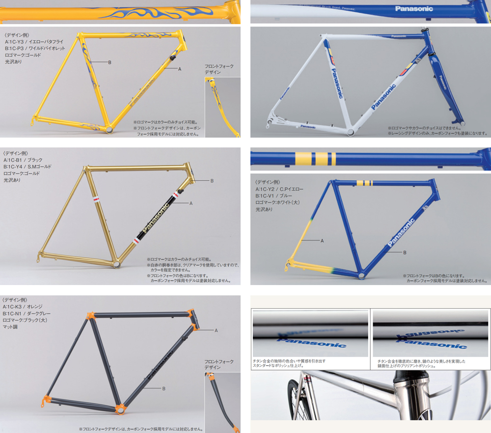 特集 Panasonic Order System パナソニックオーダーシステム 京都のスポーツ自転車専門 エイリン丸太町店