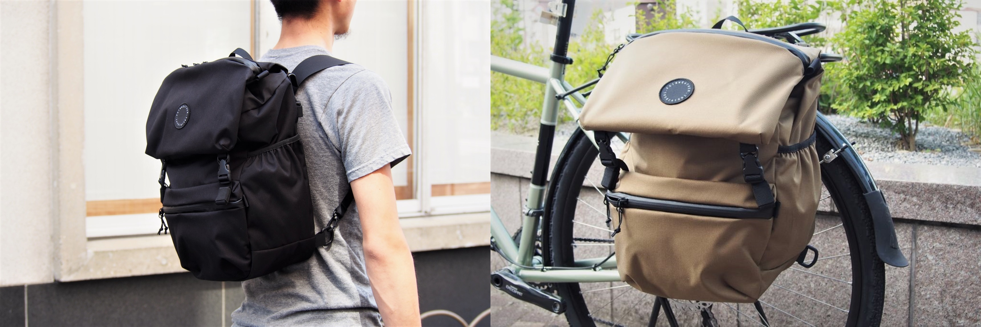 スーパーSALE限定 フェアウェザー FAIRWEATHER pannier bag black - 自転車