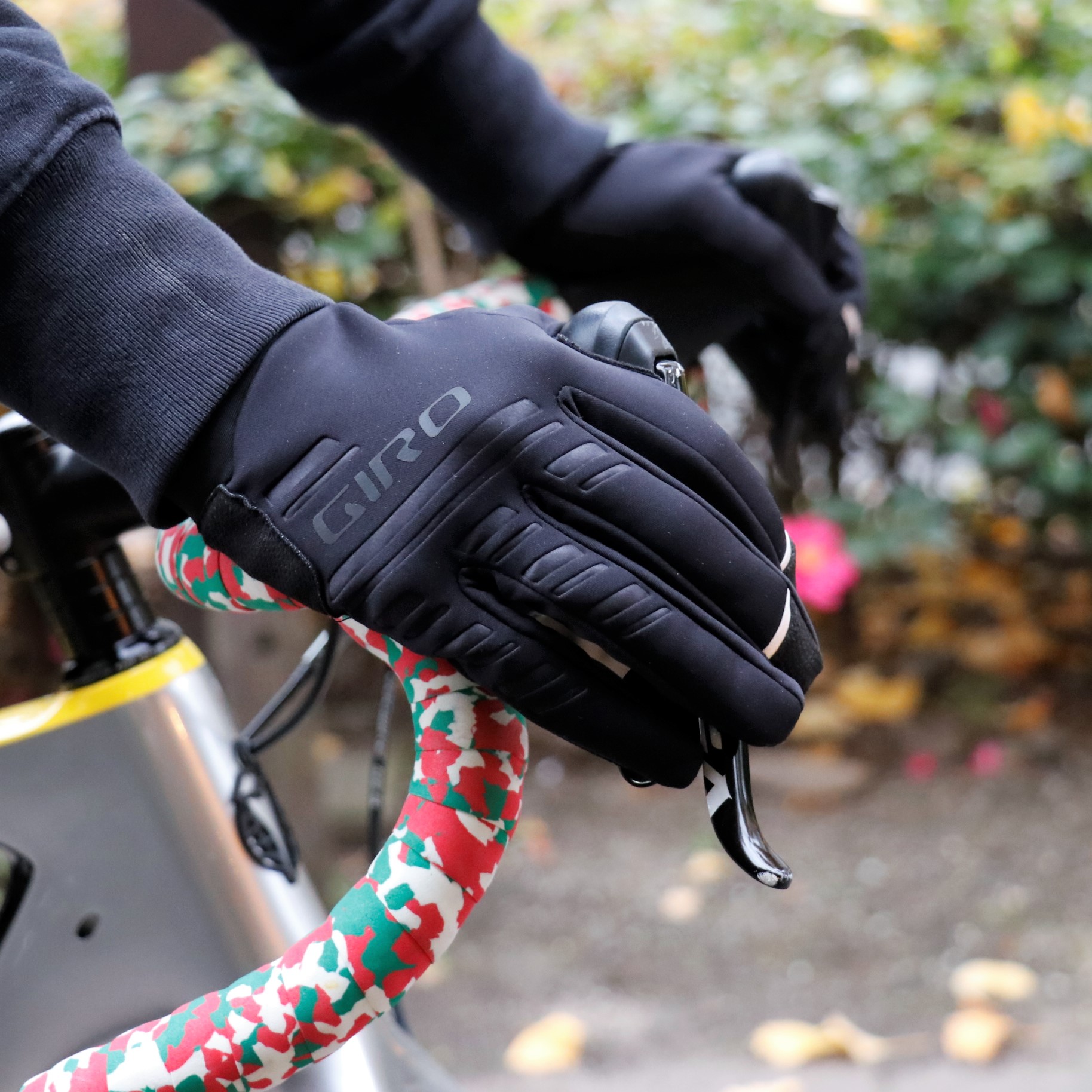 冬手袋 暖かい バイク 自転車-