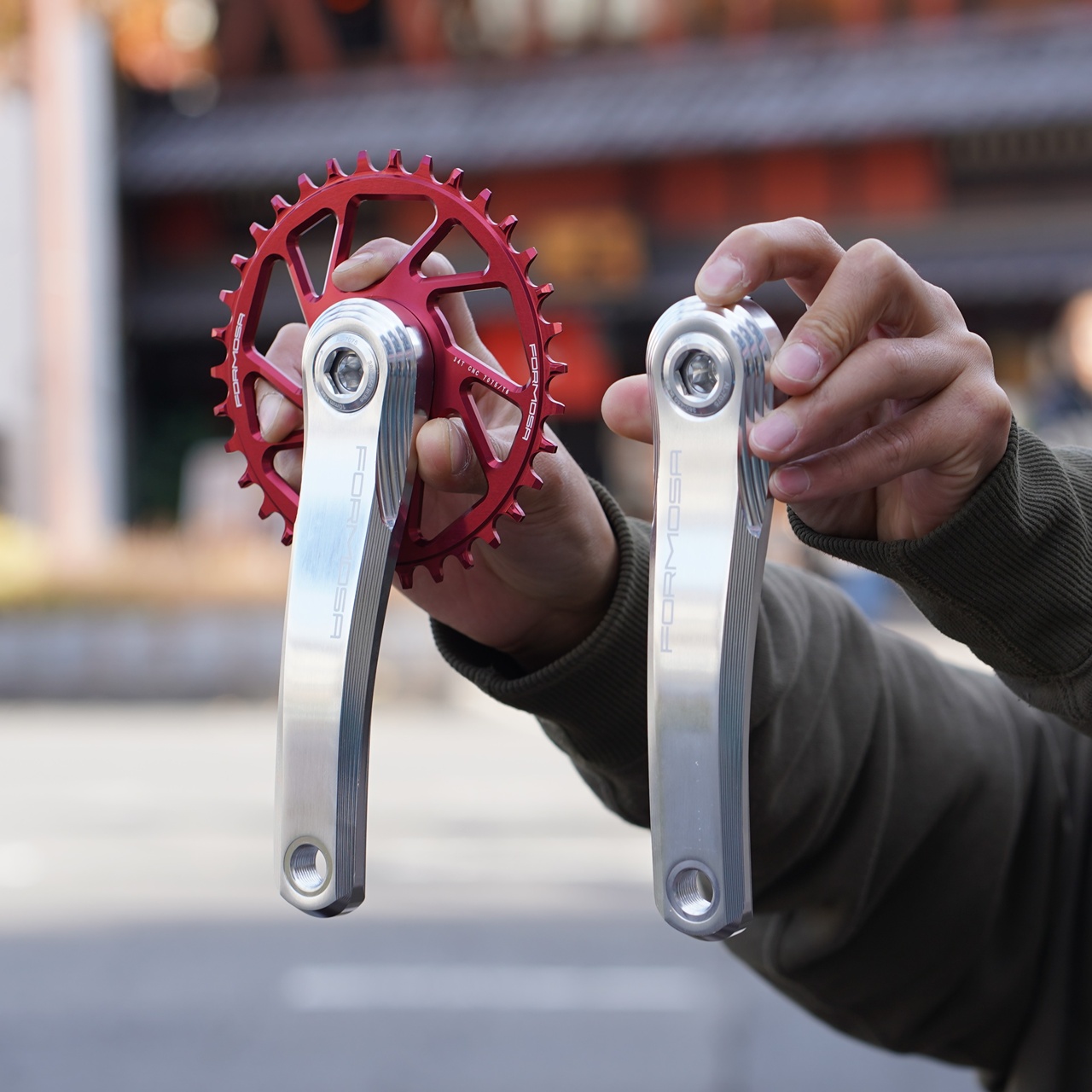 BLOG ショートクランクにシルバー/ブラック選べるカラー【FORMOSA