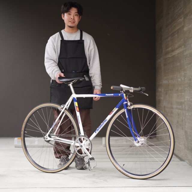 【PANASONICフルオーダー ピストバイク】NJSベースのこだわりジオメトリー。メカニック福井の京都的アーバントラックバイク【STAFF BIKE】